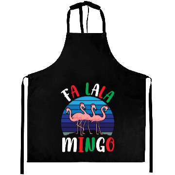 Discover Candy Cane Flamingoes Fa La La Mingo Flamingo Aprons