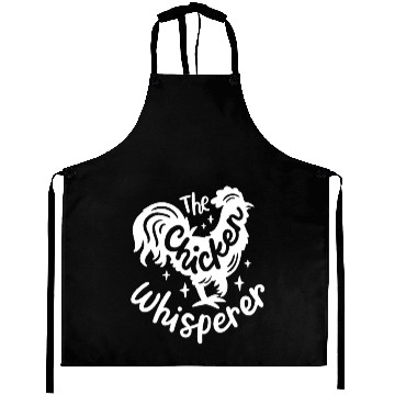 Discover The Chicken Whisperer Funny Chicken Lover Farming Aprons