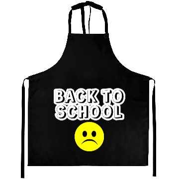 Discover Sad Back to School Aprons