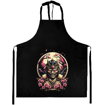 Discover 001 Samurai s Cherry Blossom Fall Aprons