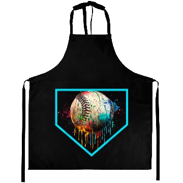 Discover Baseball Home Plate Drip Aprons Ice Cream Softball