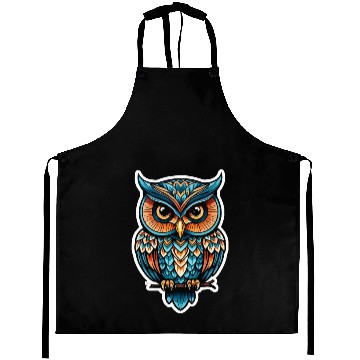 Discover Owl Neo Traditional Aprons