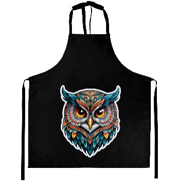 Discover Owl Neo Traditional Aprons