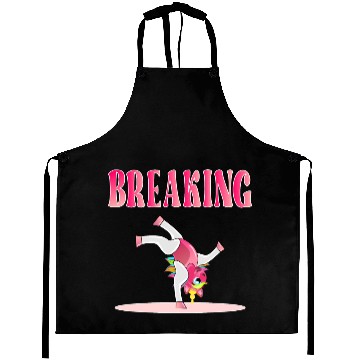 Discover BREAKING DANCE UNICORN Aprons