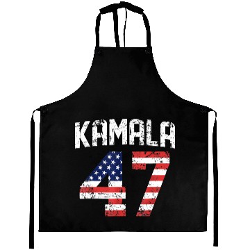 Discover Kamala 47 Kamala Harris for President 2024 America Aprons