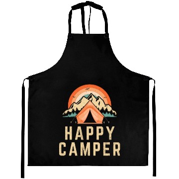 Discover Happy Camper - Camping Lover Aprons