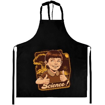 Discover Bold Science Typography for Active Minds Aprons