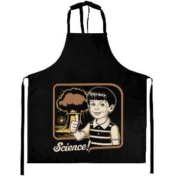 Discover Bold Science Typography for Active Minds Aprons