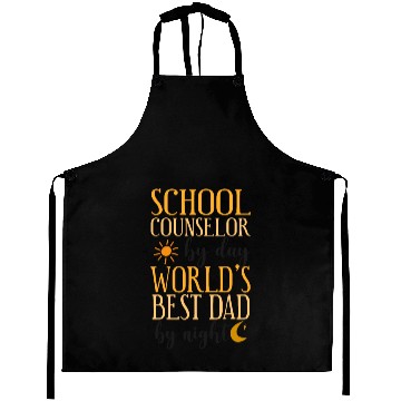 Discover School Counselor Dad School Aprons