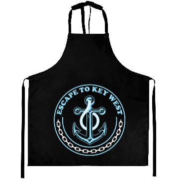 Discover Florida ESCAPE TO KEY-WEST Sailing Outfit Aprons