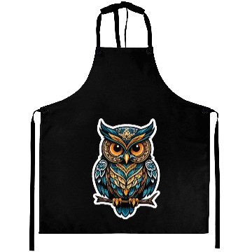 Discover Owl Neo Traditional Aprons