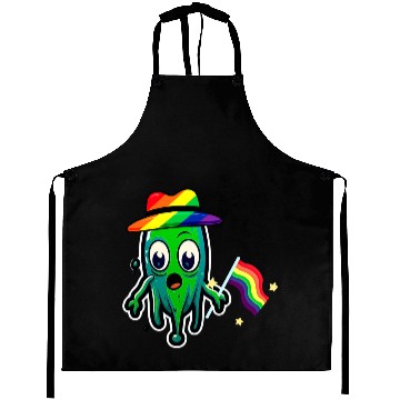 Discover Rainbow Lgbtq Weird Creature Aprons