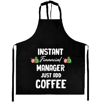 Discover Instant Financial Manager Just Add Coffee Banking Aprons