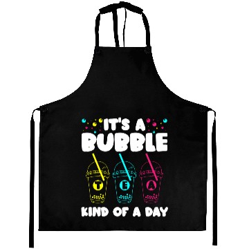 Discover Kawaii Bubbles Sweet Iced Tea Aprons