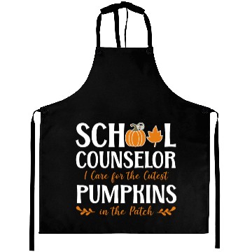 Discover School Counselor Pumpkin Fall Aprons