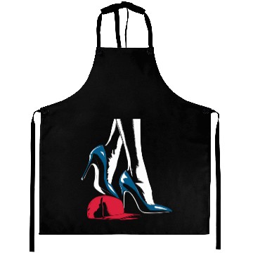 Discover Kamala Harris Heels Stepping On Maga Hat Aprons