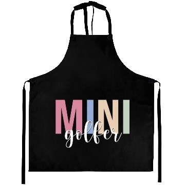 Discover Mini Golfer Golf Golfing Miniature Golf Aprons