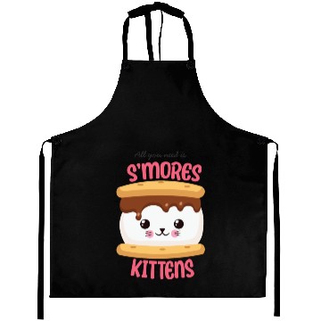 Discover All You Need Is S'mores Kittens Aprons