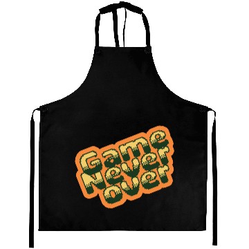 Discover GAME NEVER OVER: Game lover Aprons