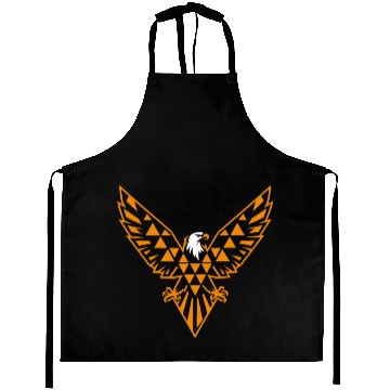 Discover Triangle Eagle with Bold Geometric Pattern Aprons