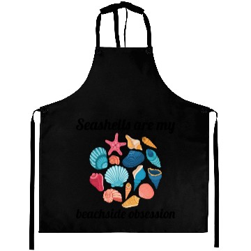 Discover Seashells Collector Beachcomber Sea Shell Ocean Aprons