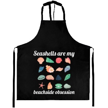 Discover Seashells Collector Beachcomber Sea Shell Ocean Aprons