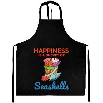 Discover Seashells Collector Beachcomber Sea Shell Ocean Aprons