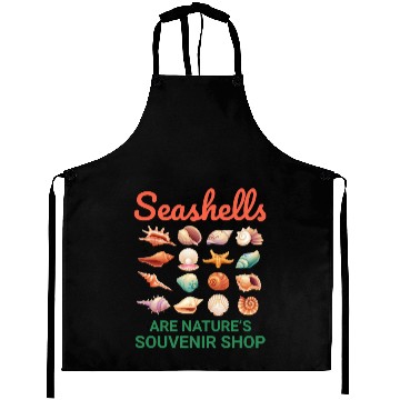 Discover Seashells Collector Beachcomber Sea Shell Ocean Aprons