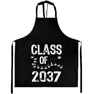 Discover Funny Class of 2037 Grow With Me Back To School Aprons
