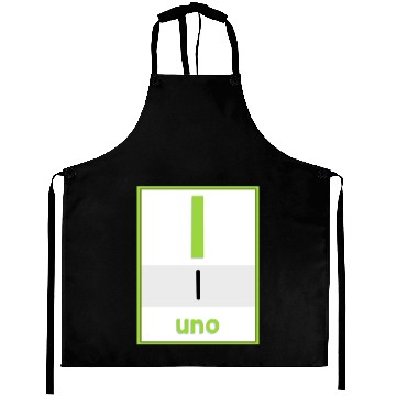 Discover Spanish numbers Uno Aprons