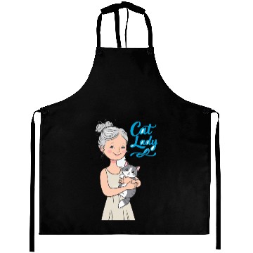 Discover cat lady Aprons