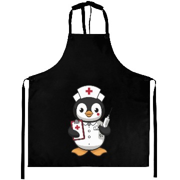 Discover Cute Nurse Penguin With Syringe Aprons