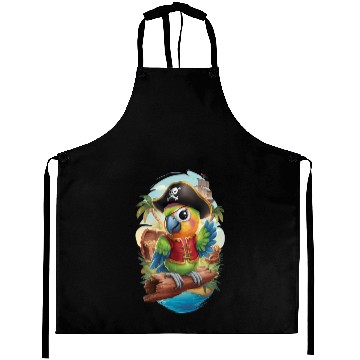 Discover Pirate Parrot Adventure Aprons