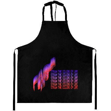 Discover Abstract Strings - Guitar Aprons