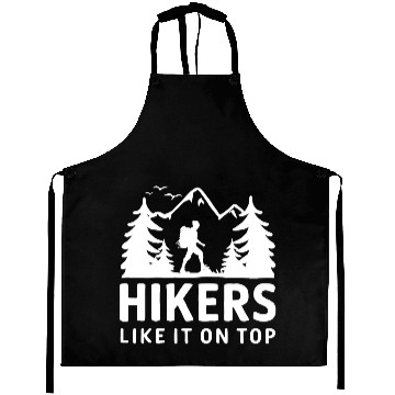 Discover Hiker Nature Mountain Forest Outdoor Aprons