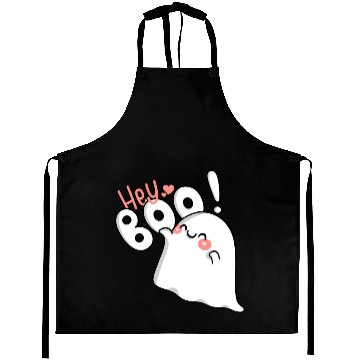 Discover Hey Boo! Cute ghost Aprons