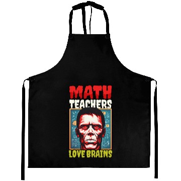 Discover Halloween Math Teacher Math Teachers Love Brains Aprons