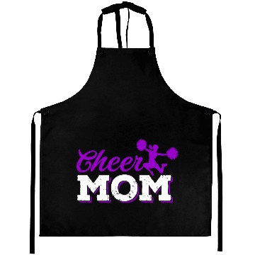 Discover Cheer Mom Funny Cheerleading Mommy Mother's Day Aprons