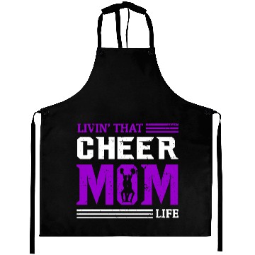 Discover Living Cheer Mom Life Cheerleading Mother's Day Aprons