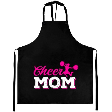 Discover Cheer Mom Funny Cheerleading Mommy Mother's Day Aprons
