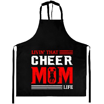 Discover Living Cheer Mom Life Cheerleading Mother's Day Aprons