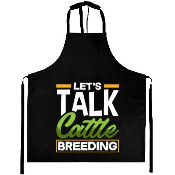 Discover Let's Talk About Cattle Breeding Highland Cow Aprons
