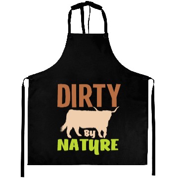 Discover Highland Cow Dirty By Nature Aprons