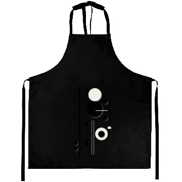 Discover Minimalist Geometric Circle Symphony Lines Aprons