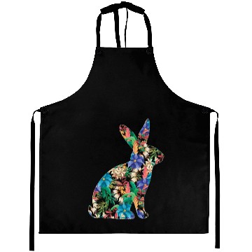 Discover Floral Easter Girls Bunny Spring Flowers Rabbit Aprons