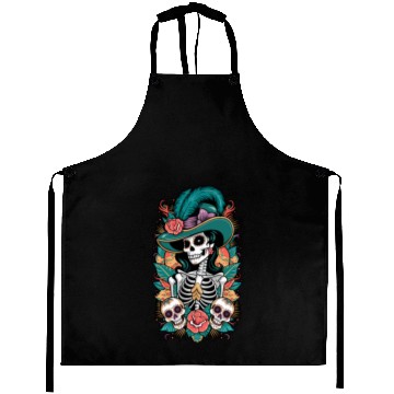 Discover Skull Lady Aprons