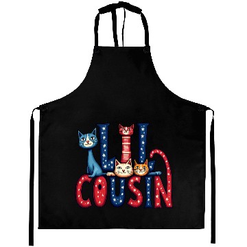 Discover Matching Family Gift Aprons Purr-Fect Cousin Kitty