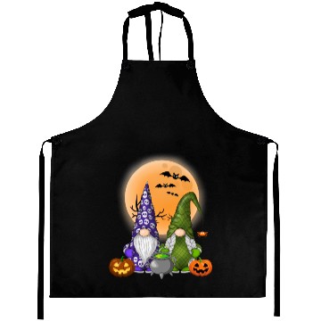 Discover Gnome Witch Halloween Pumpkin Autumn Fall Holiday Aprons