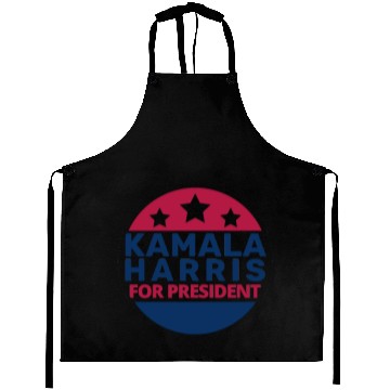 Discover Kamala Harris For President Button 2024 Aprons
