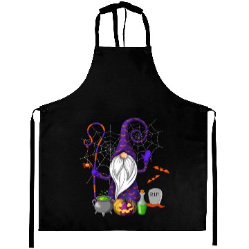 Discover Halloween Gnomes, Happy Halloween Aprons